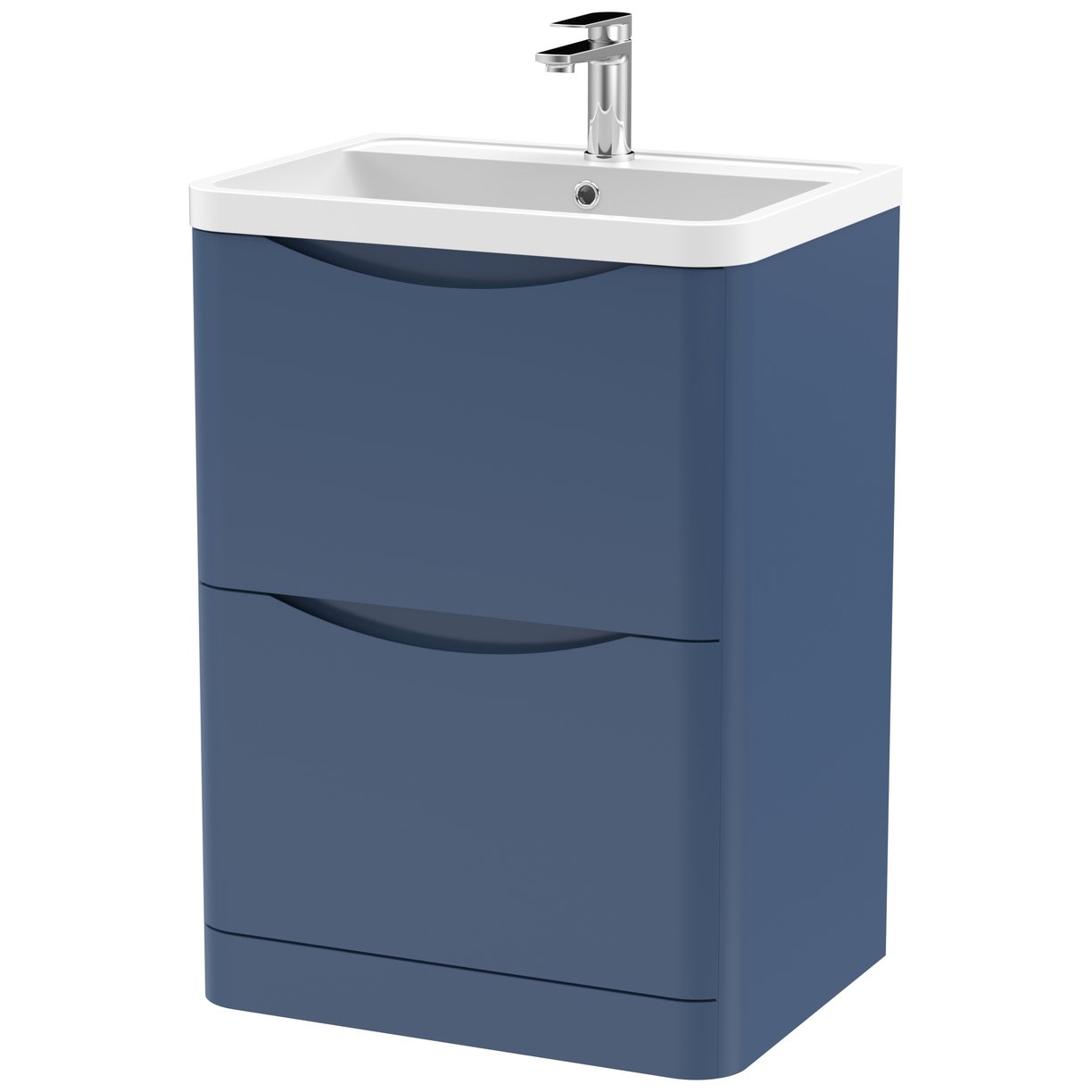 600 F/S 2-Drawer Unit & Polymarble Basin