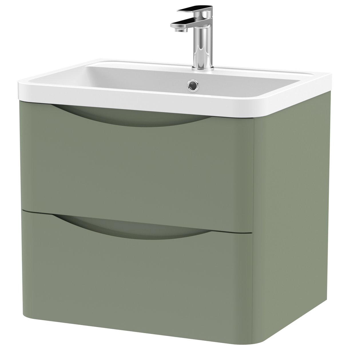 600 W/H 2-Drawer Unit & Polymarble Basin