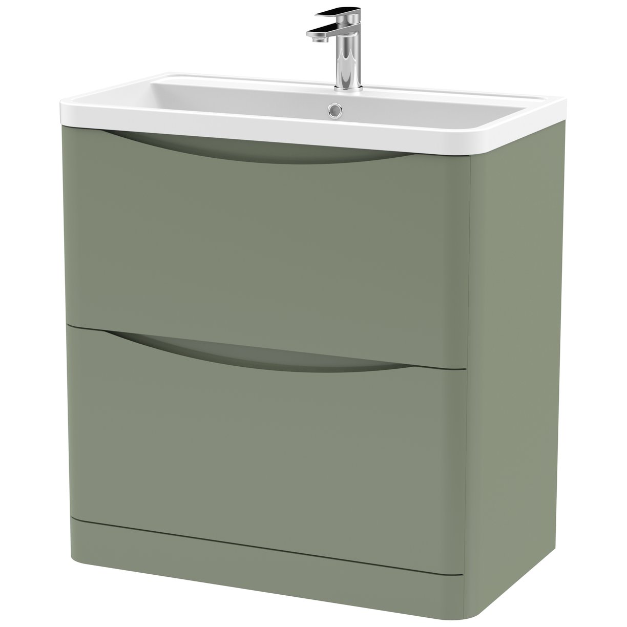 800 F/S 2-Drawer Unit & Polymarble Basin