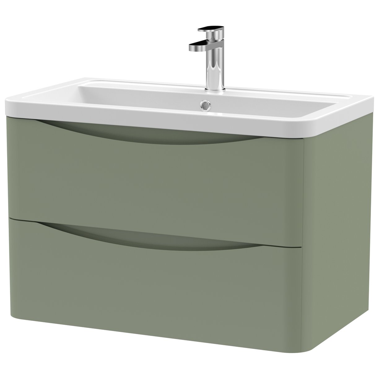 800 W/H 2-Drawer Unit & Ceramic Basin