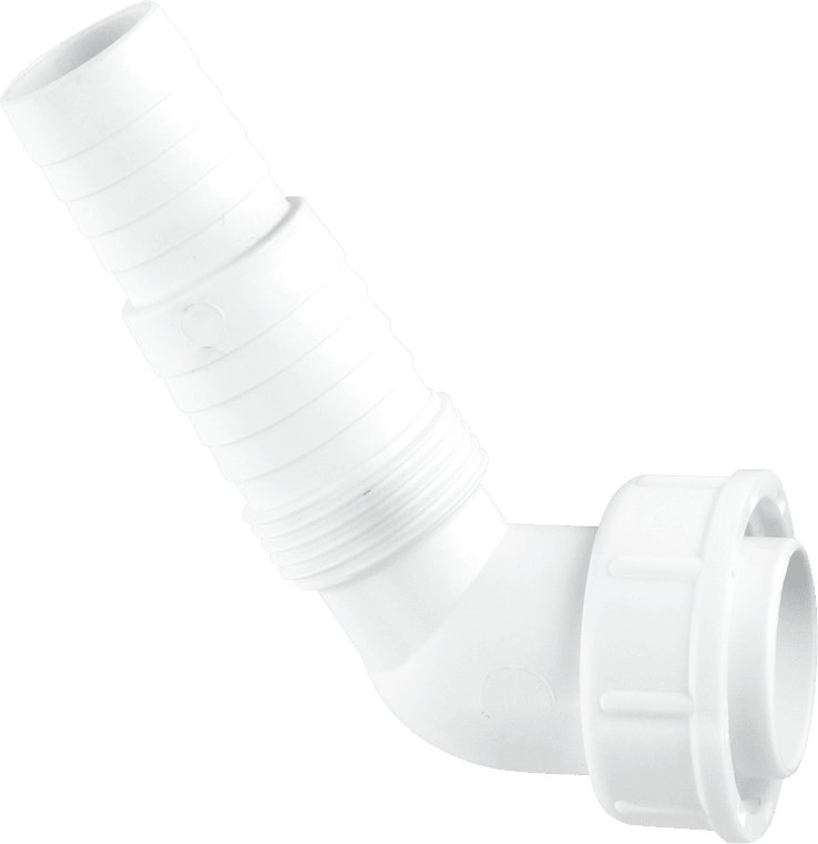 McAlpine 135deg nozzle x 1"BSP conn MA15