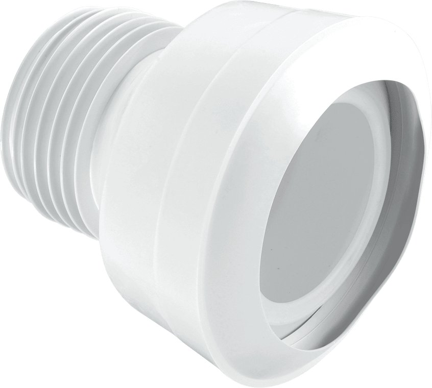 McAlpine MAC-3C WC conn - straight 75mm