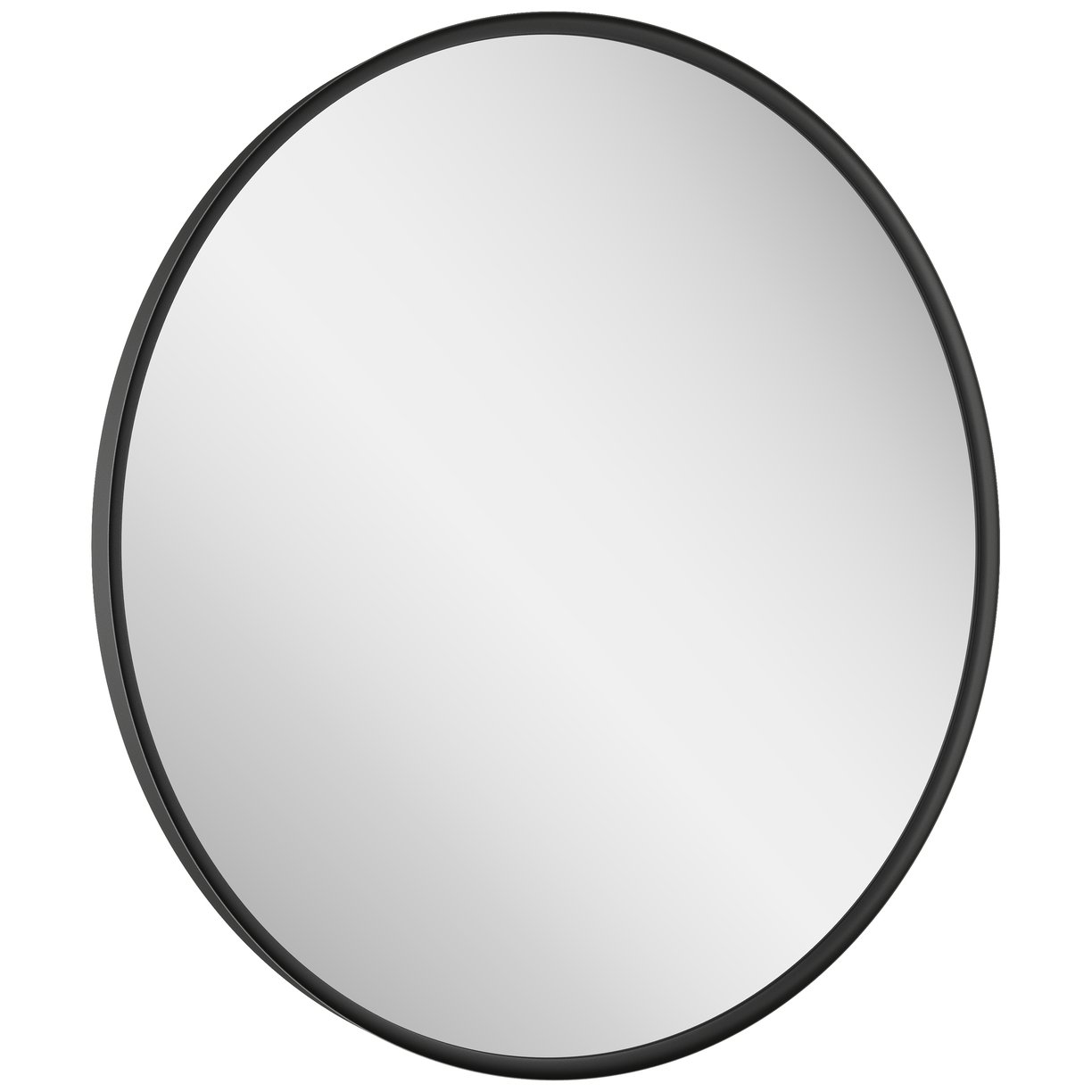 MOQ Macie 600 LED Round Mirror Black