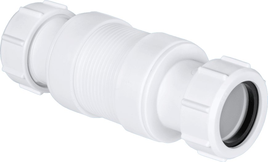 McAlpine 1 1/4" x 1 1/4" Universal Compression Flexible Connector