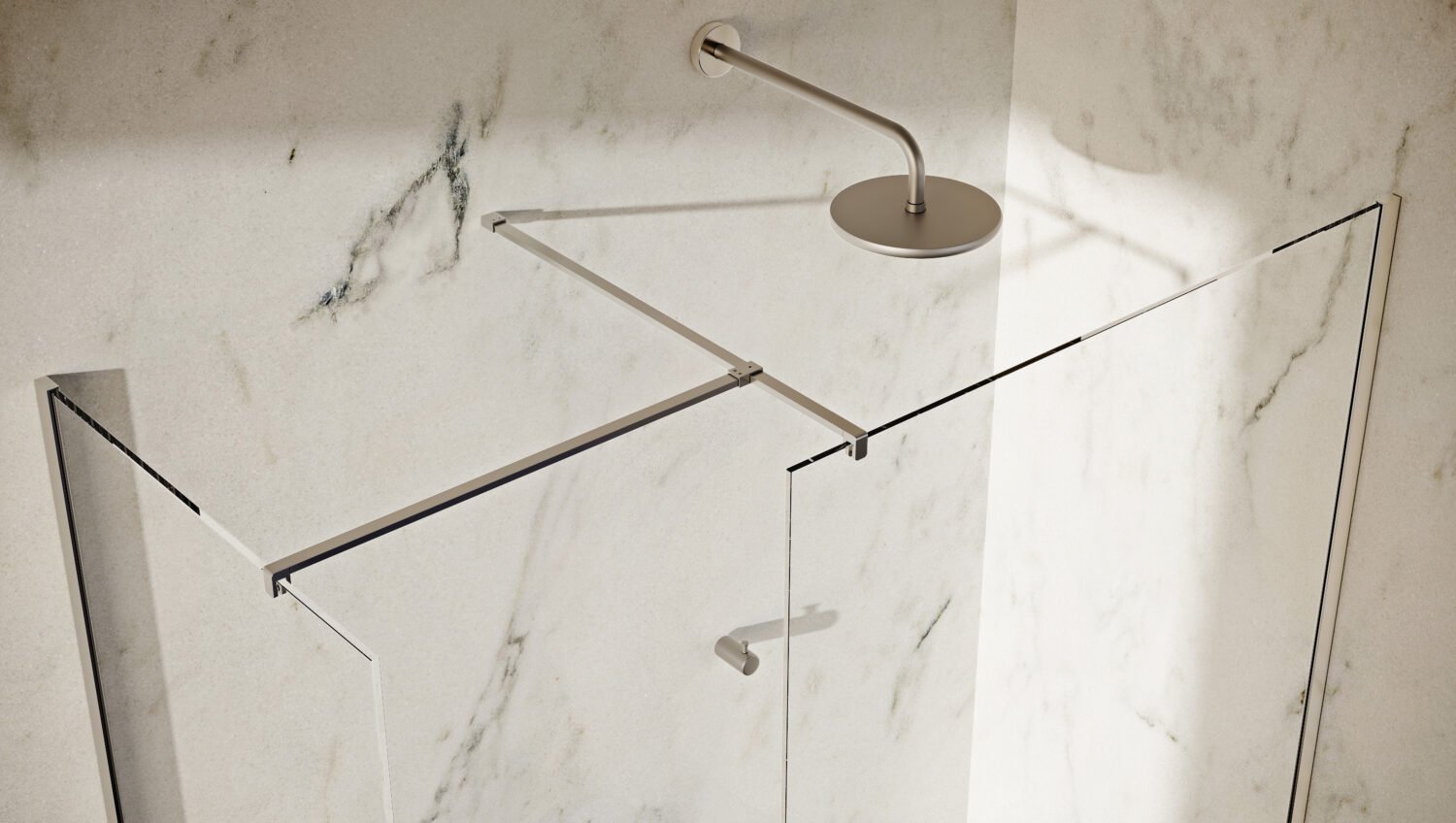 T Bracket (Bracket to connect 2 stabilising bars ) Brushed Brass