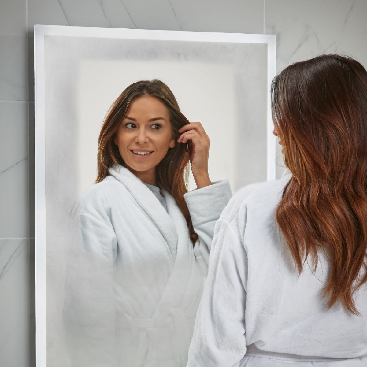 Mosca LED Mirror with Demister Pad and Shaver Socket 600 x 800mm