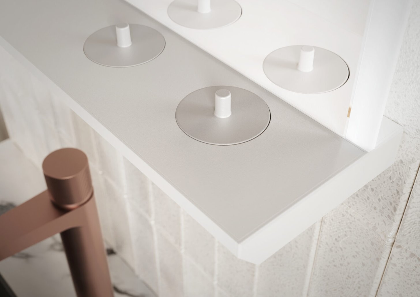 Charj 800 X 700mm LED Mirror