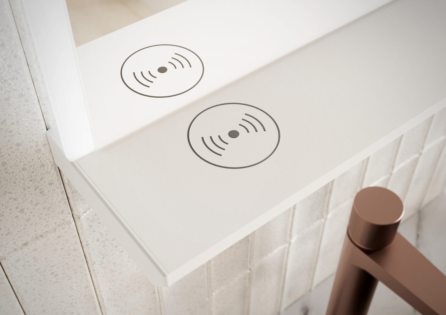 Charj 800 X 700mm LED Mirror