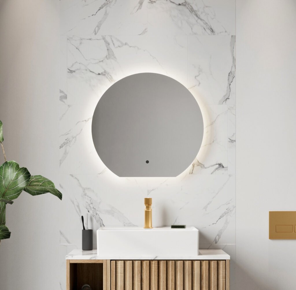 Alba 600 x 560mm LED Mirror