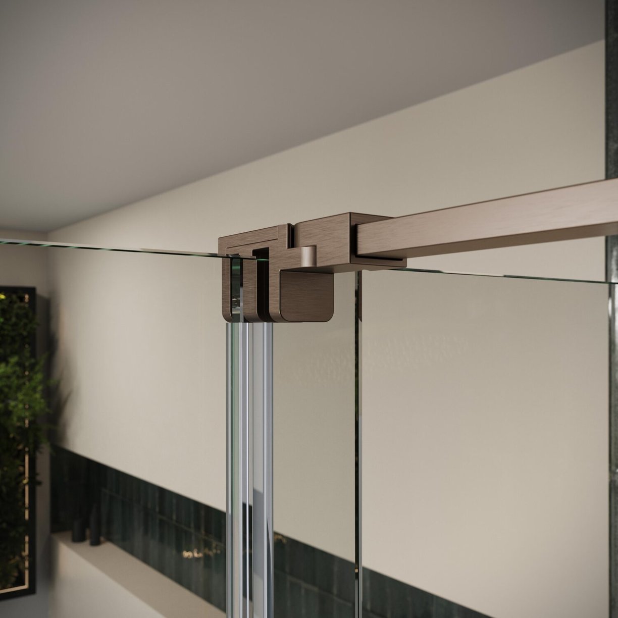 Momentum 8mm Sliding Door with Profile & Accessory Pack 1000mm