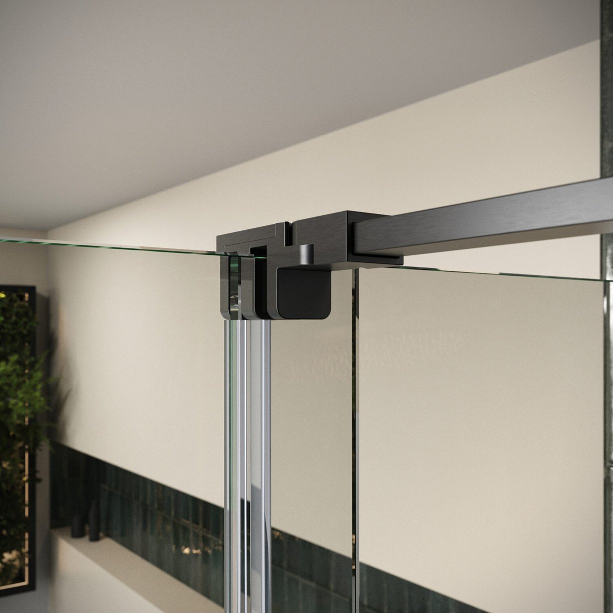 Momentum 8mm Sliding Door with Profile & Accessory Pack 1100mm