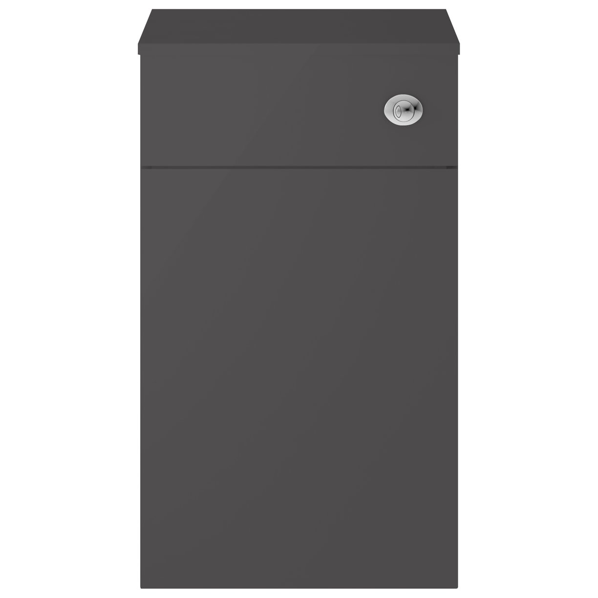 500mm WC Unit - Gloss Grey