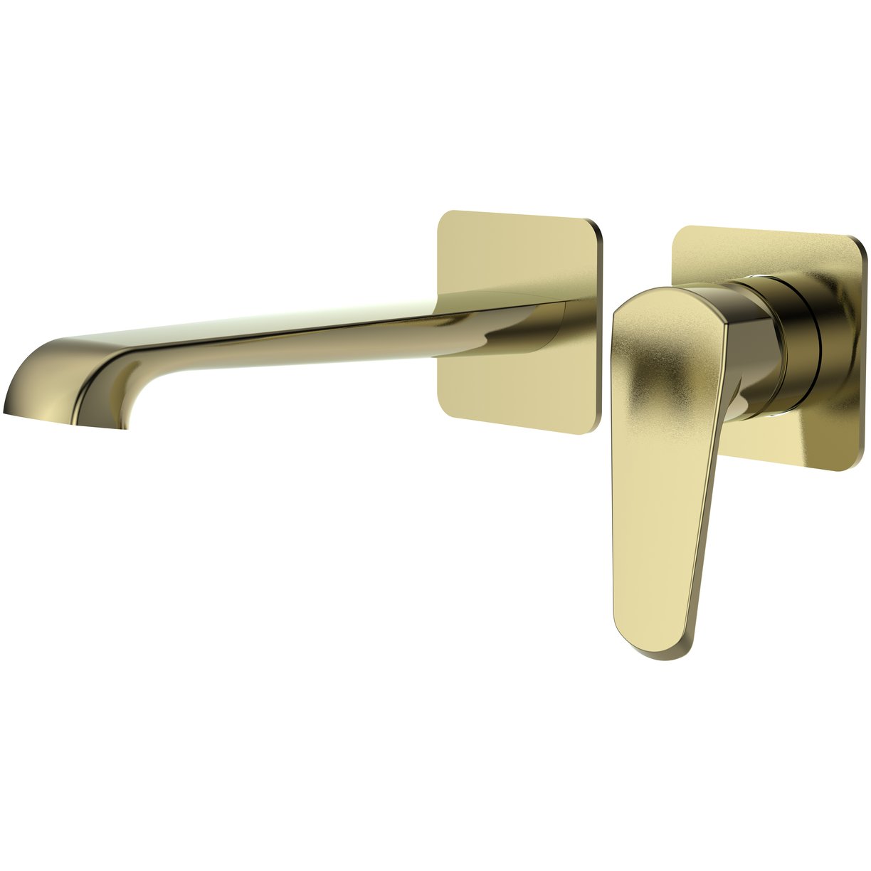 Montana Wall Mounted Bath Filler Brushed Brass