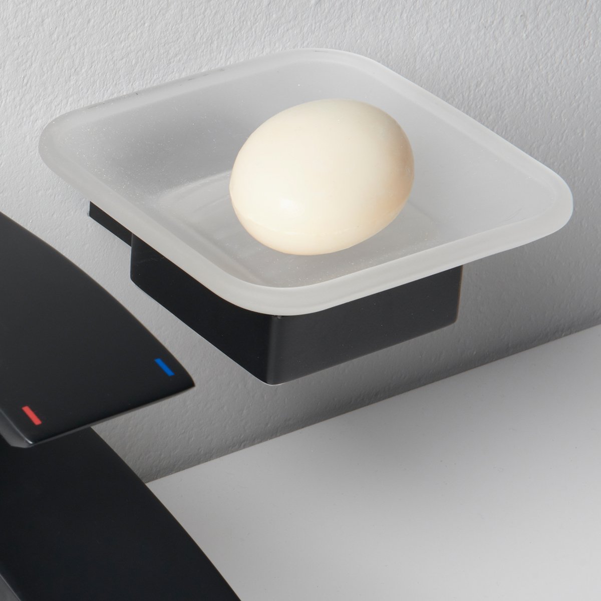 Black Soap Dish Holder