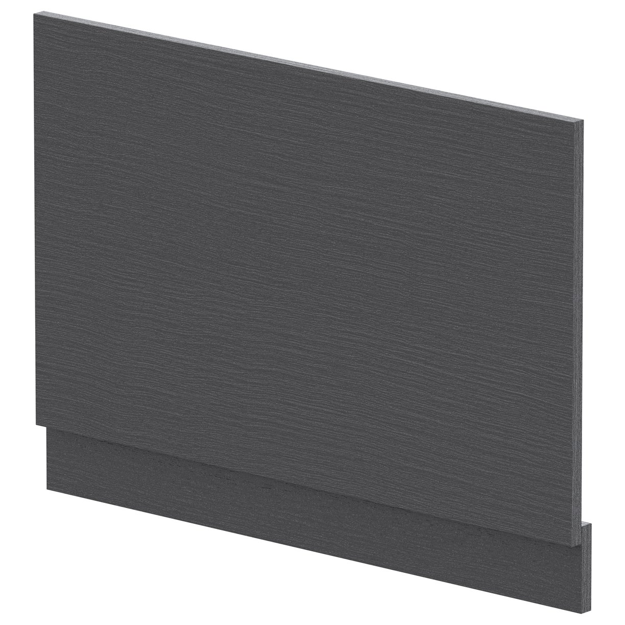 800mm Bath End Panel - Graphite Grey Woodgrain