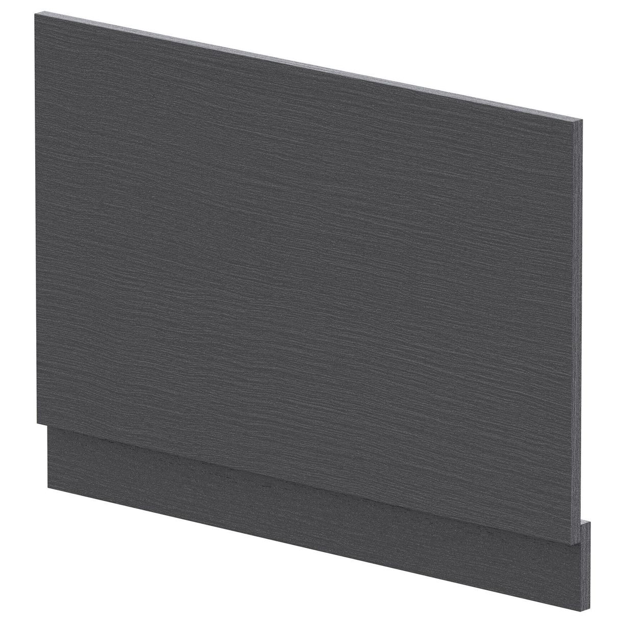 800mm Bath End Panel - Graphite Grey Woodgrain