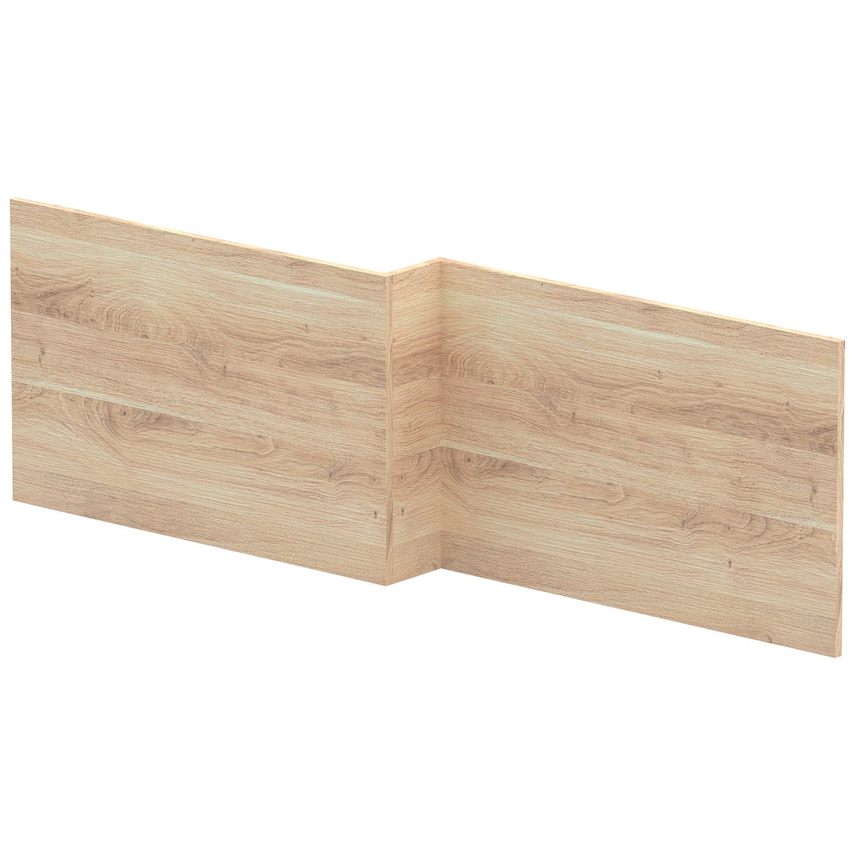 1700mm Square Shower Bath Front Panel - Bleached Cuneo Oak