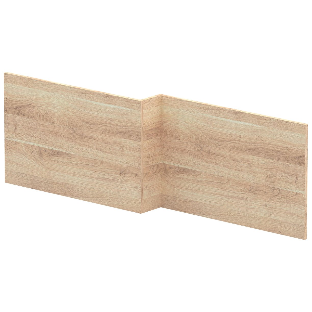 1700mm Square Shower Bath Front Panel - Bleached Cuneo Oak