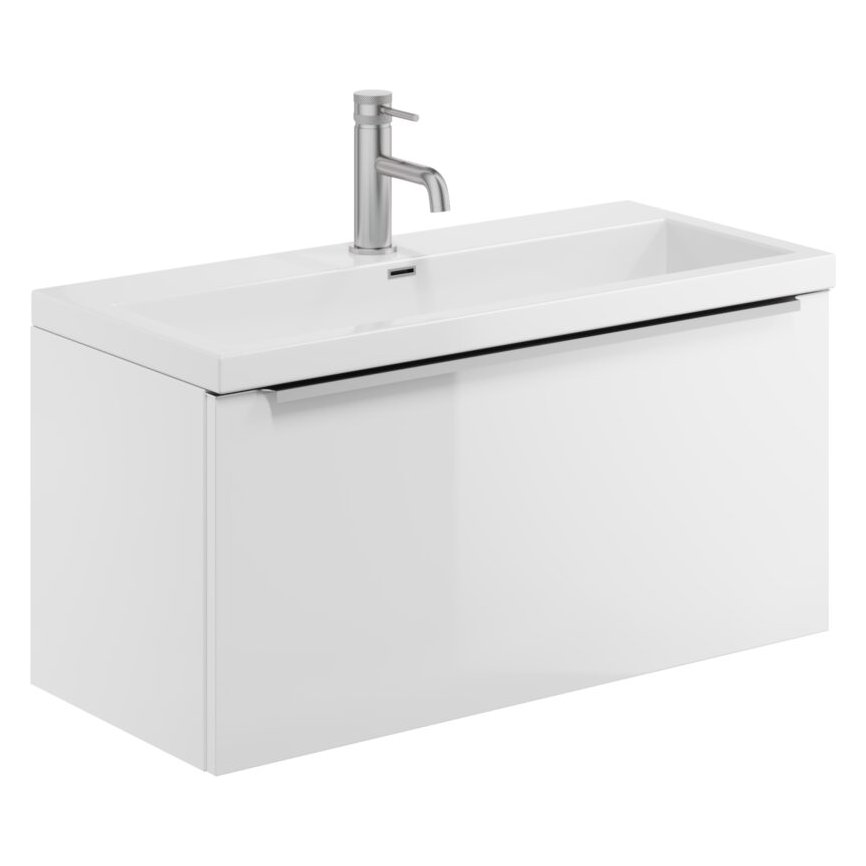 Muro Plus 800 Wall Hung Vanity Unit & Basin