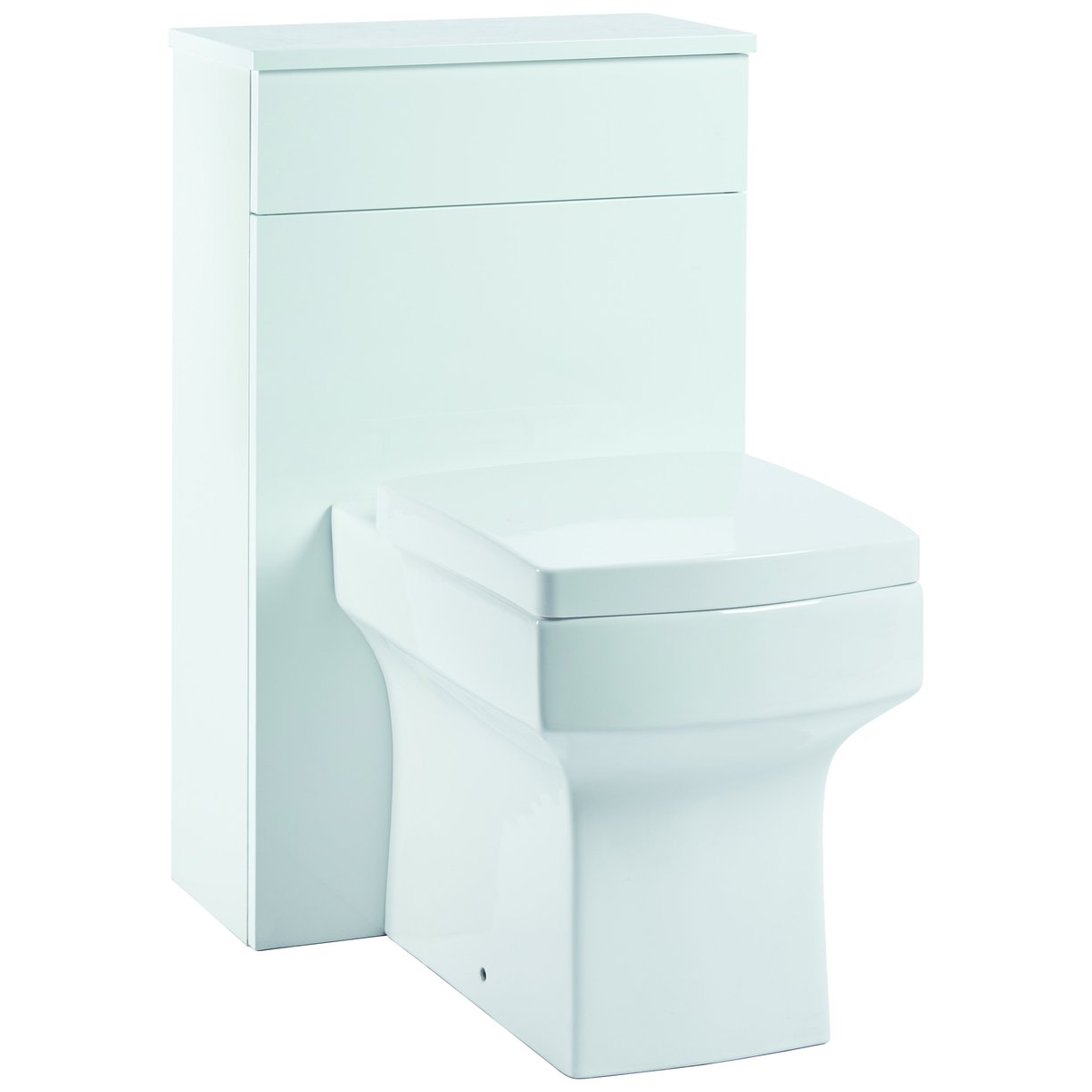 MOQ Muro Wall Hung Furniture - 500 WC Unit - Gloss White
