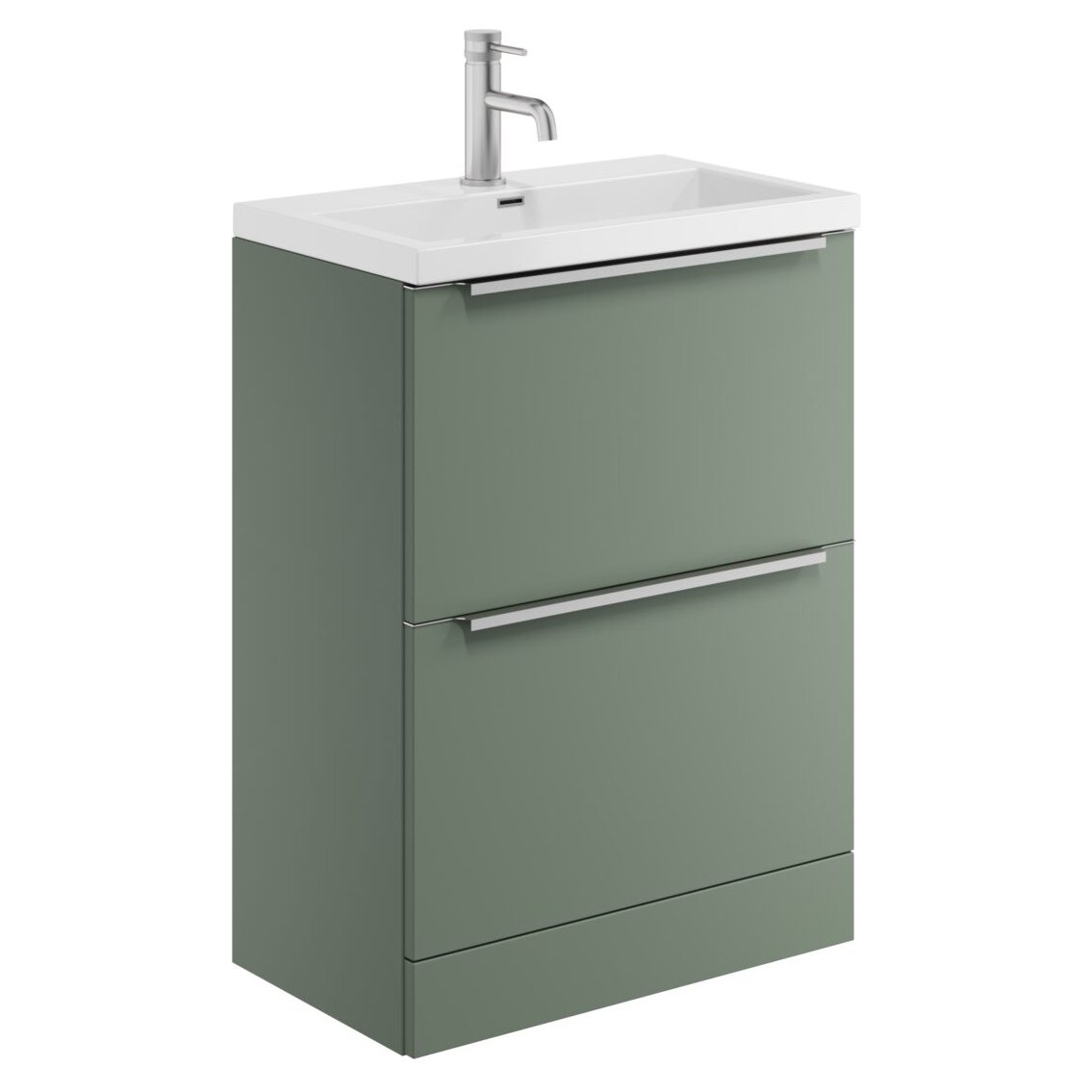 Muro Plus 600 Floor Standing Vanity Unit & Basin