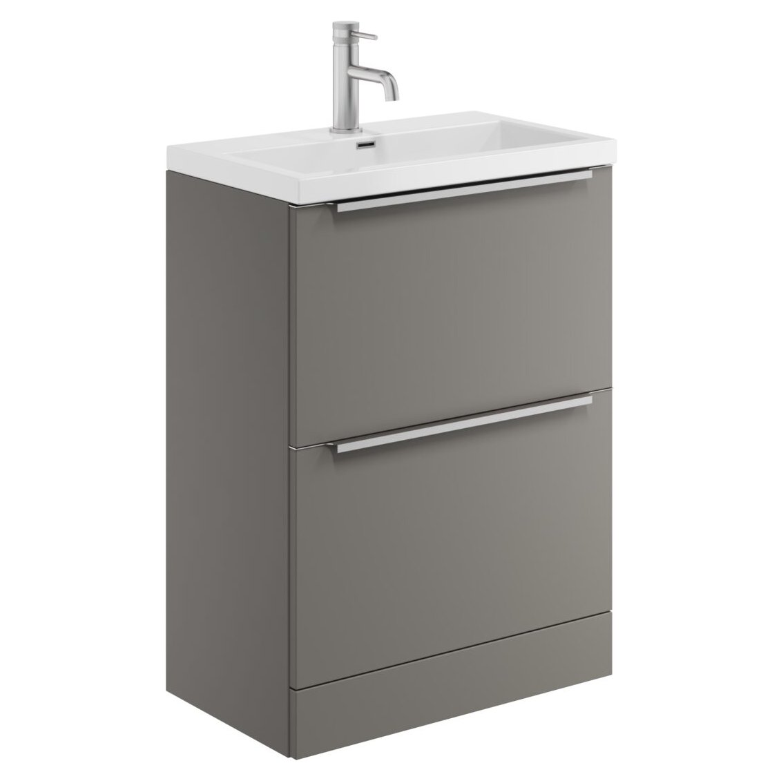 Muro Plus 600 Floor Standing Vanity Unit & Basin