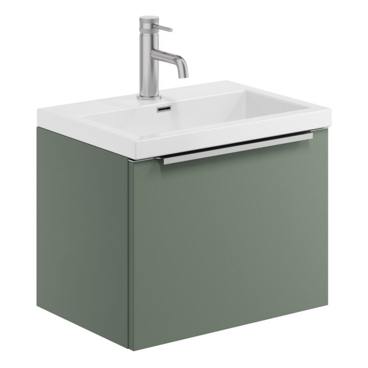 Muro Plus 500 Wall Hung Vanity Unit & Basin