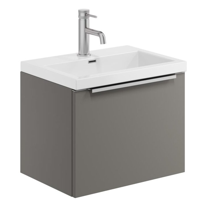 Muro Plus 500 Wall Hung Vanity Unit & Basin