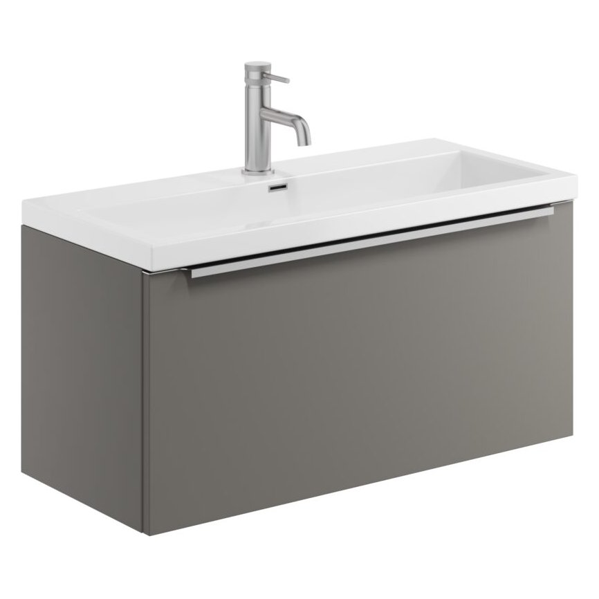 Muro Plus 800 Wall Hung Vanity Unit & Basin