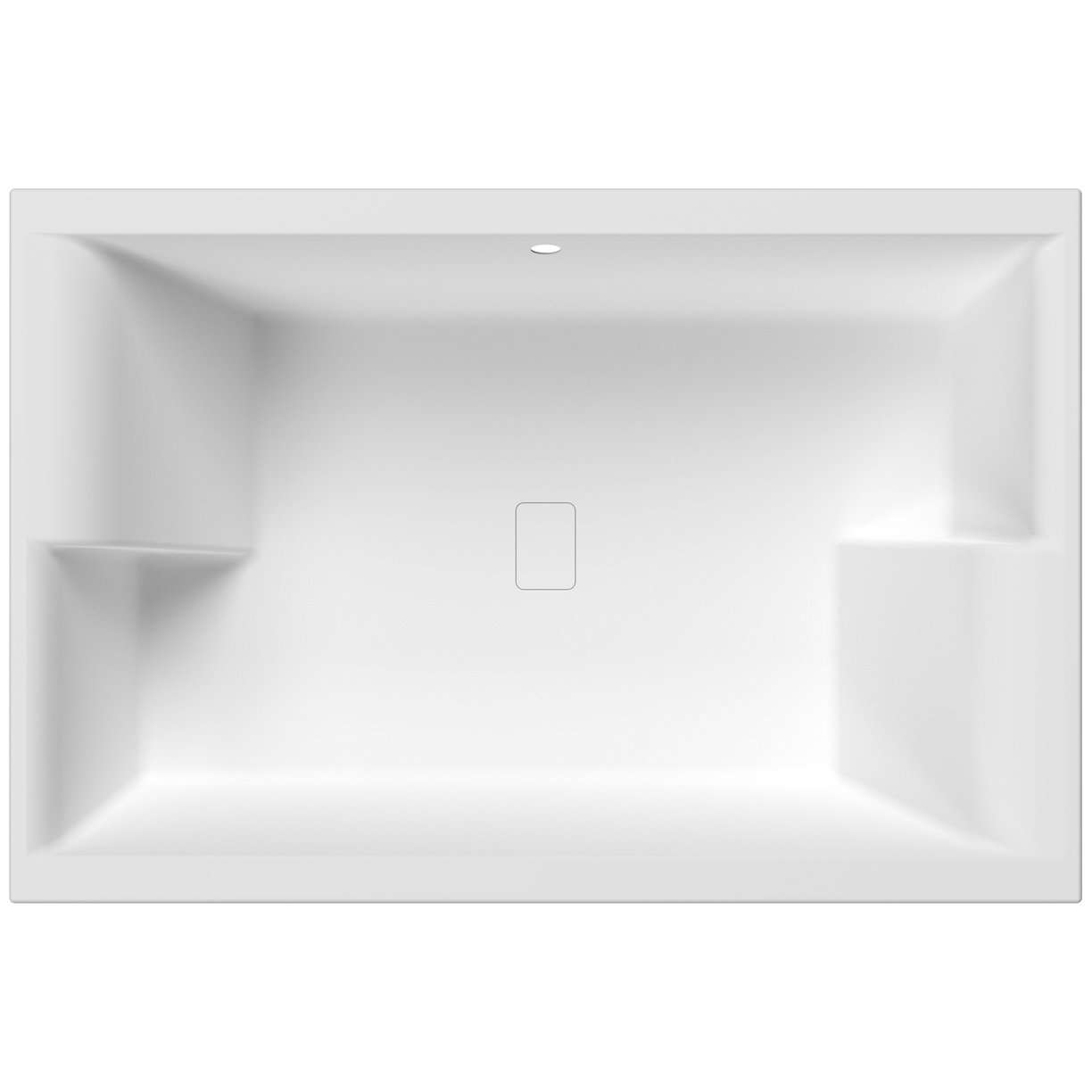 1800 x 1200 Large Inset Bath Only - White