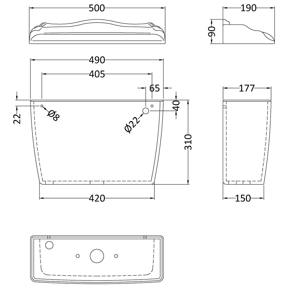 Chancery Cistern - White
