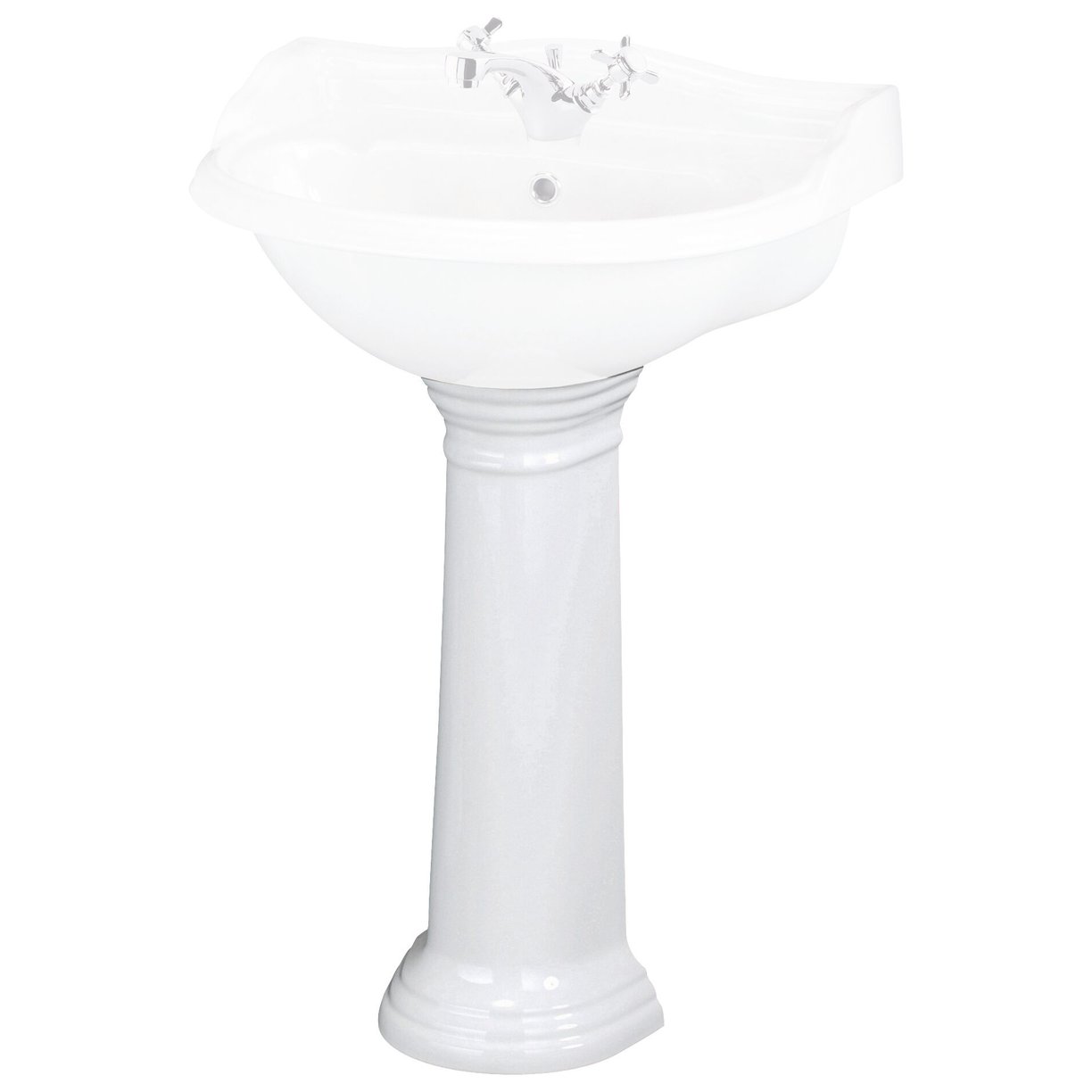 Chancery Pedestal - White
