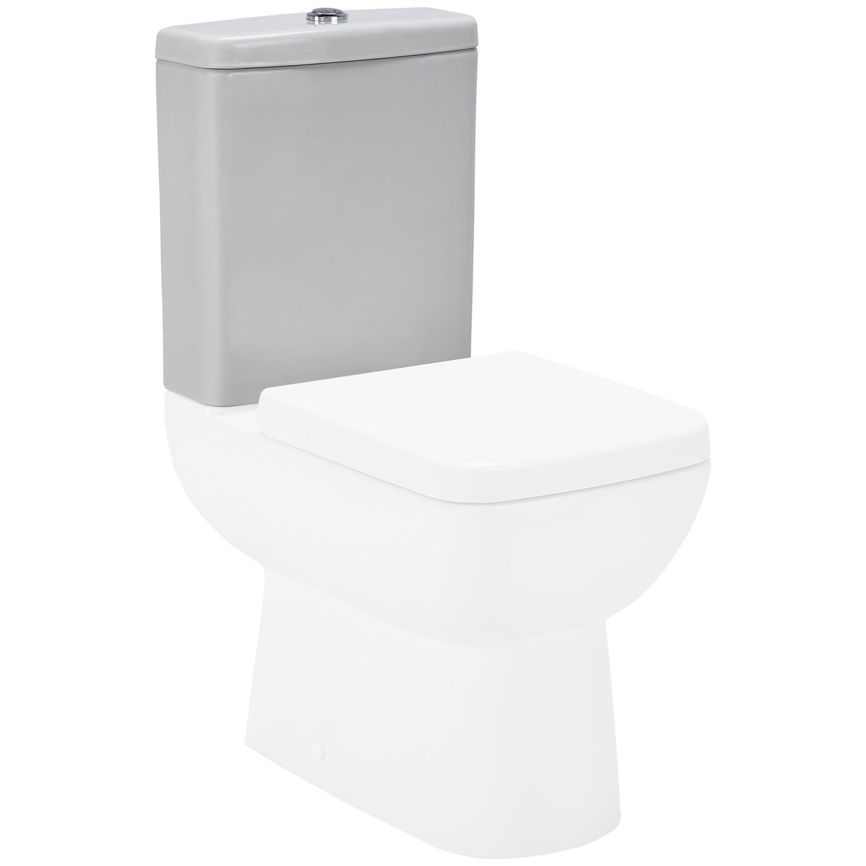 Cc Short Projection Cistern & Fittings - White