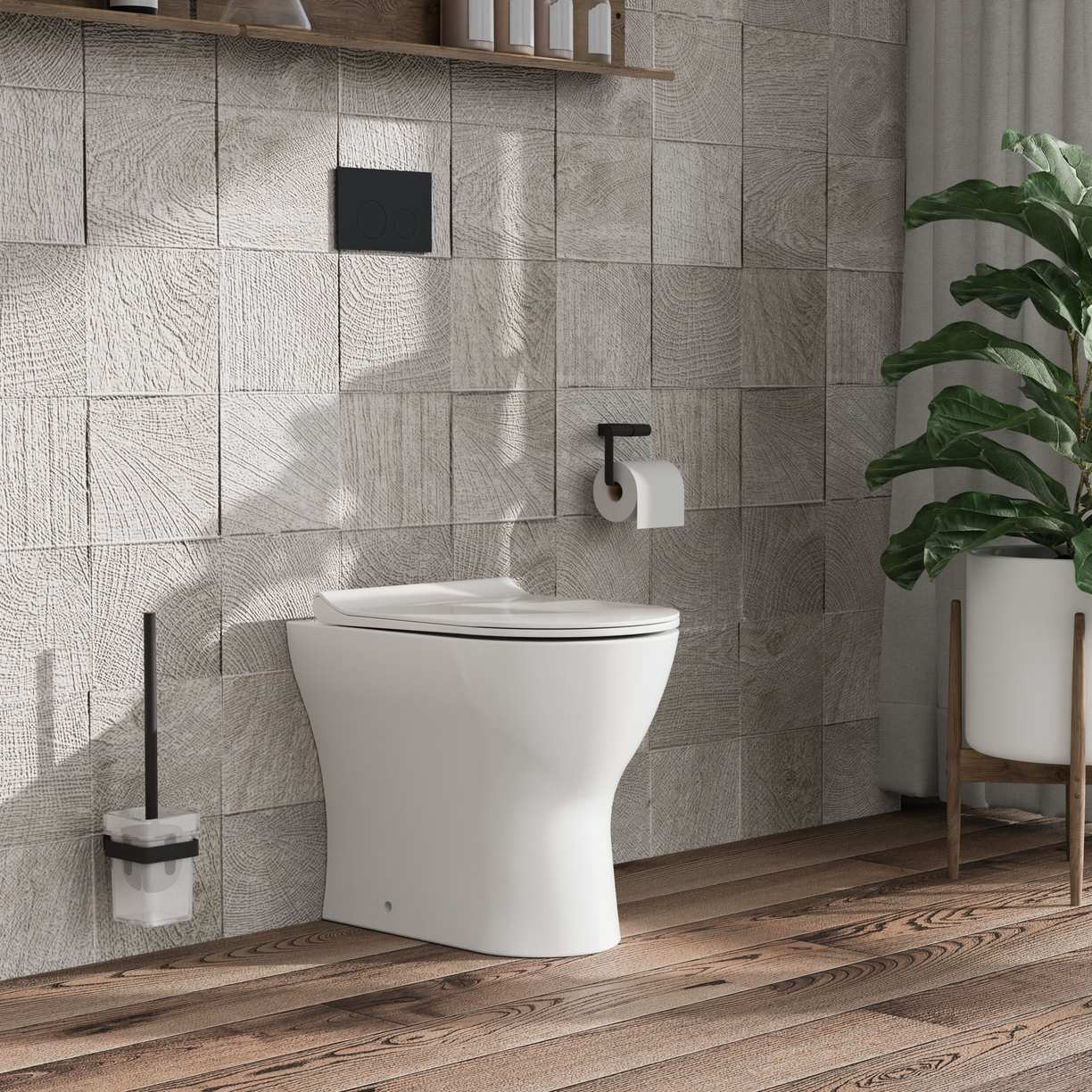 Freya Back To Wall Pan & Soft Close Seat