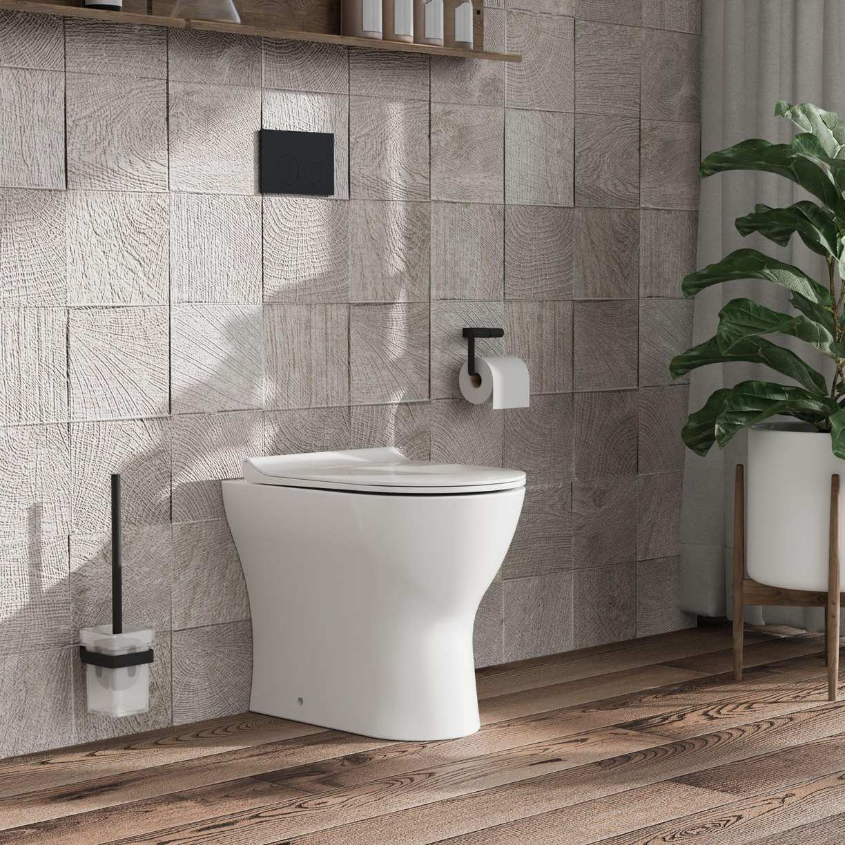 Freya Back To Wall Pan & Soft Close Seat