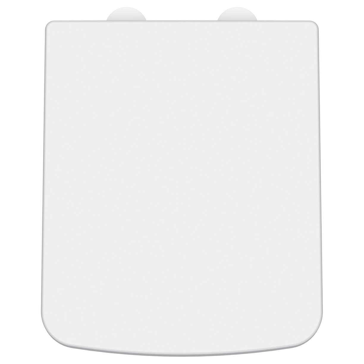 Square Sc Seat, Qr, Top Fix, White Caps - White