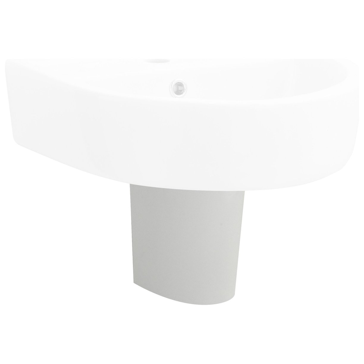 Semi Pedestal - White