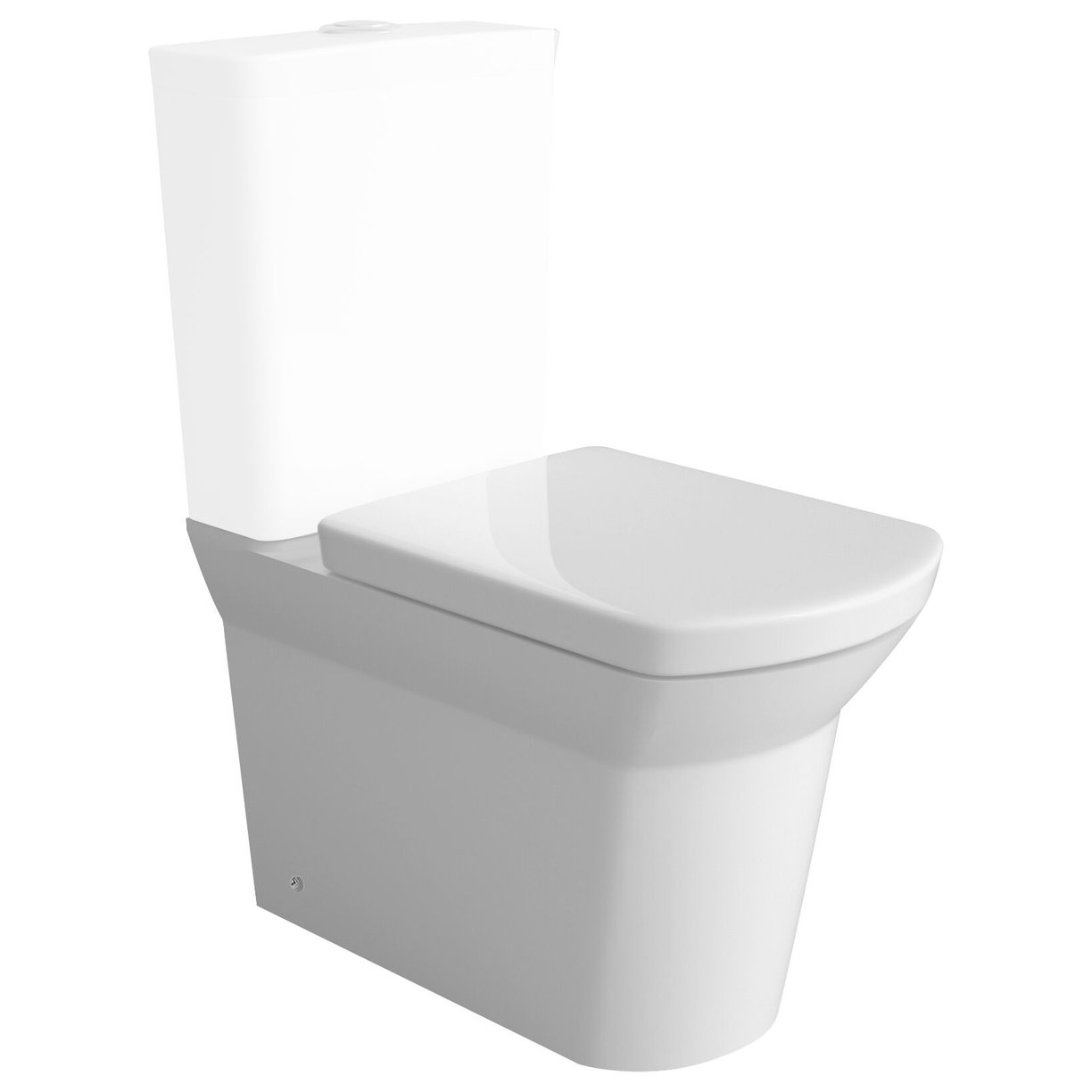 Flush To Wall Cc Pan - White
