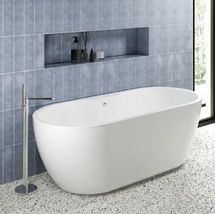1655 x 745 x 580mm Boat Freestanding Bath