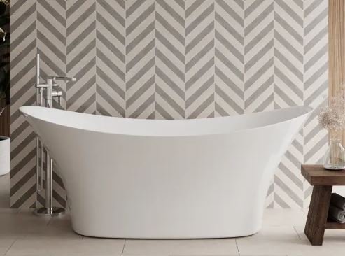 1700 x 750 x 710mm Slipper Freestanding Bath