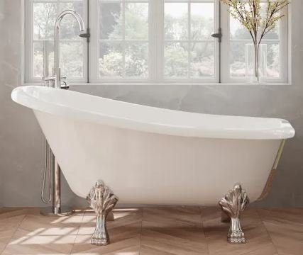 1600 x 770 x 780mm Freestanding Bath & Feet