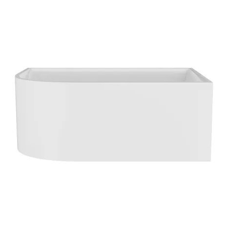 1500 x 740 x 590mm J Freestanding Bath RH