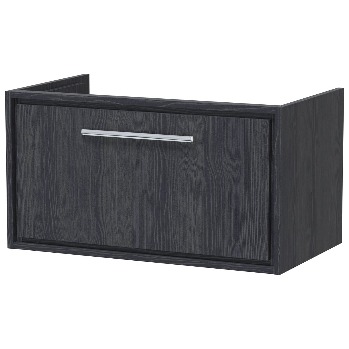 800 WH Single Drawer Unit (455 DEEP) - Graphite Grey Woodgrain
