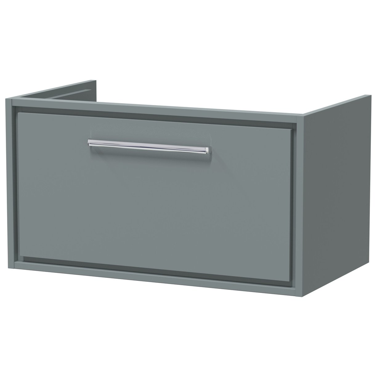 800 Single Drawer Wall Hung Unit (H-431 X W-800 X D455) - Coastal Grey