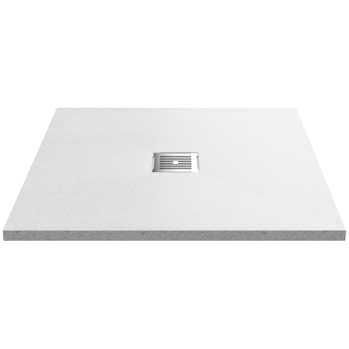 Square Shower Tray 900 x 900mm - Slate White