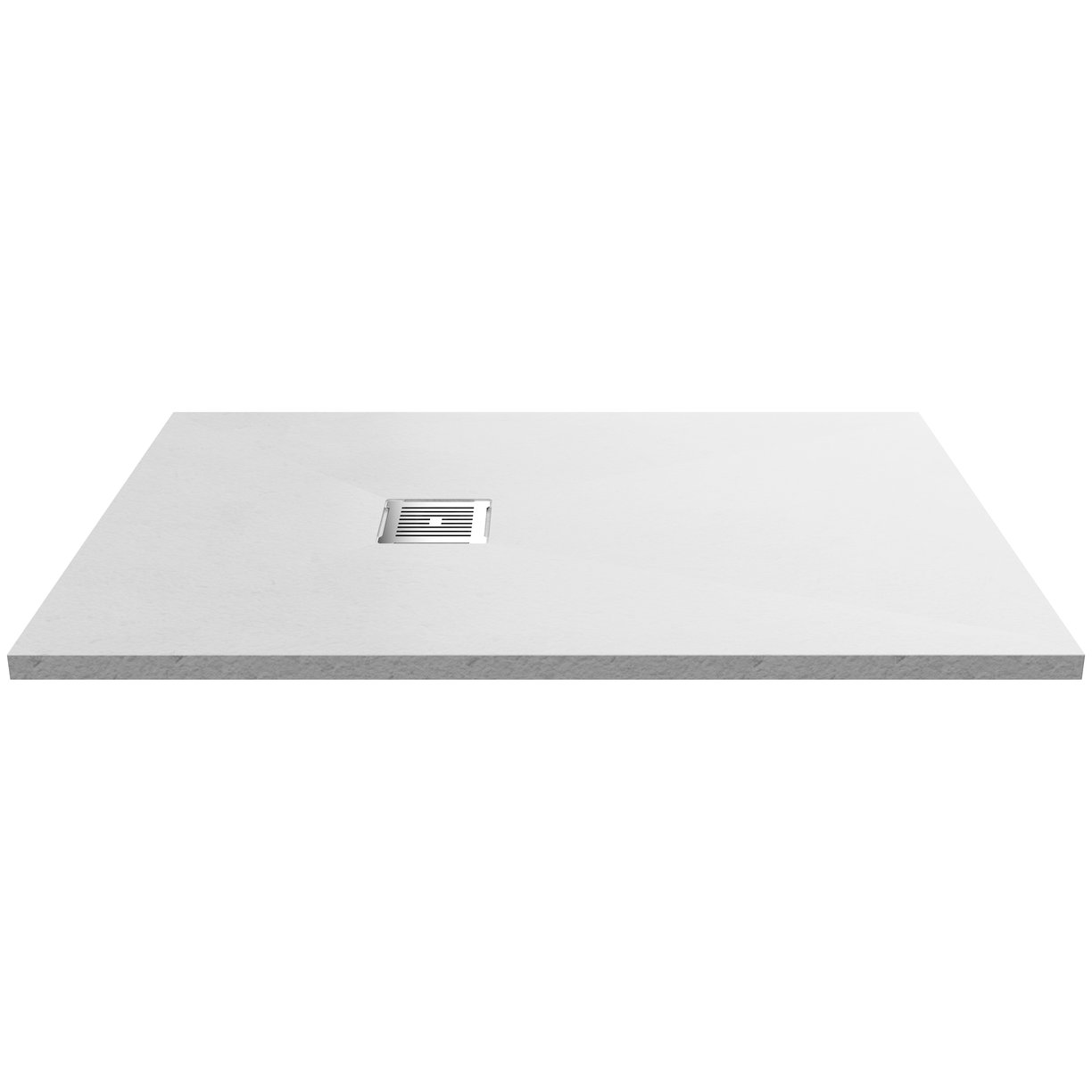 Rectangular Shower Tray 1200 x 800mm - Slate White