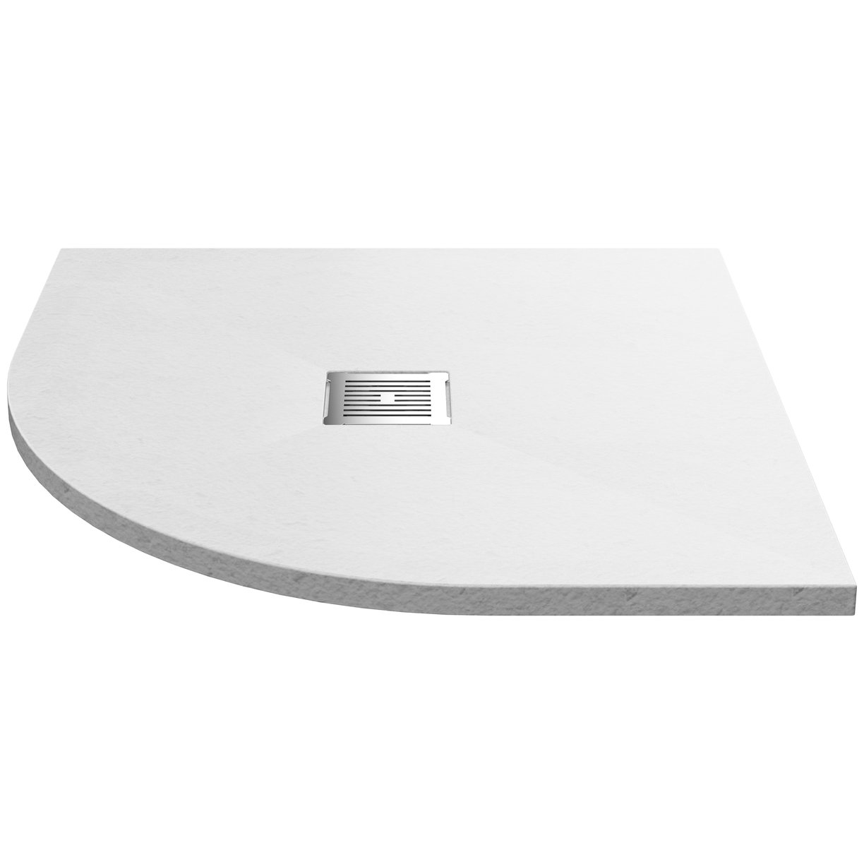 Quadrant Shower Tray 900 x 900mm - Slate White