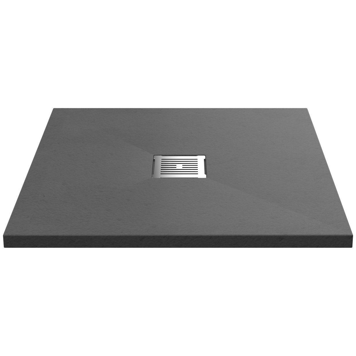 Square Shower Tray 800 x 800mm - Slate Grey