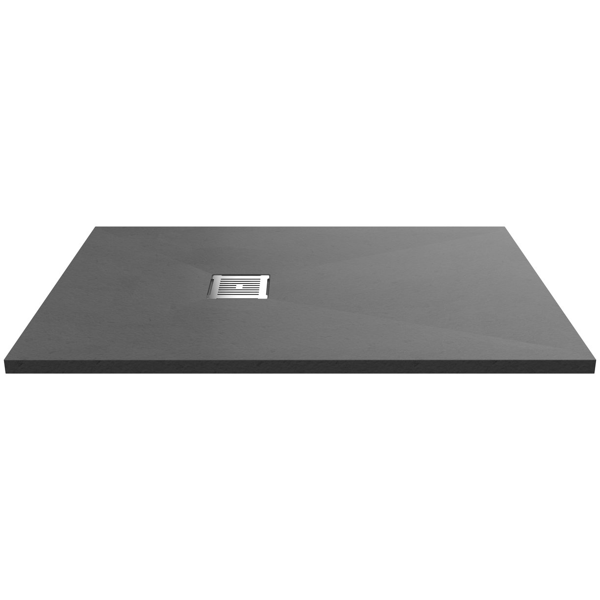 Rectangular Shower Tray 1200 x 800mm - Slate Grey