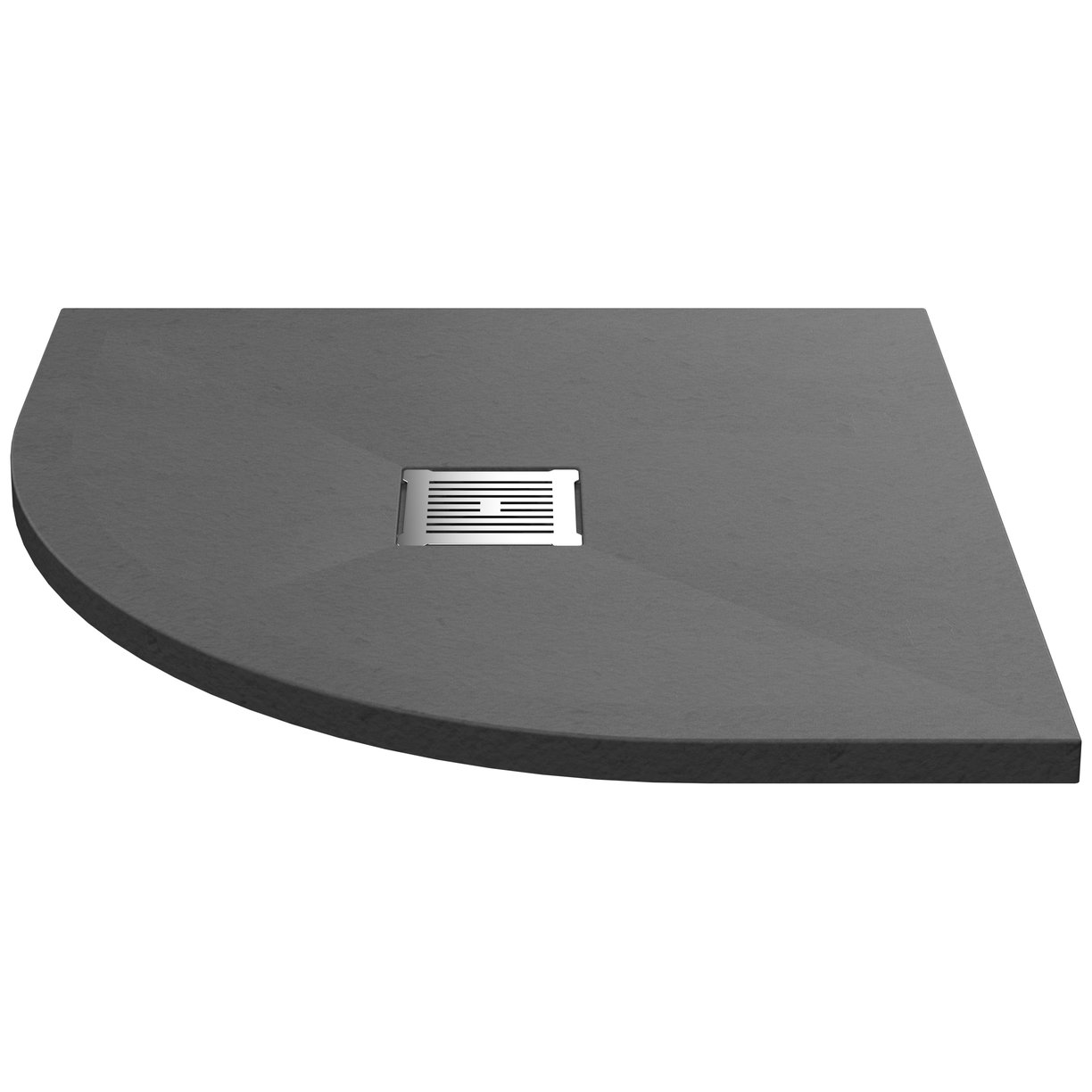 Quadrant Shower Tray 800 x 800mm - Slate Grey